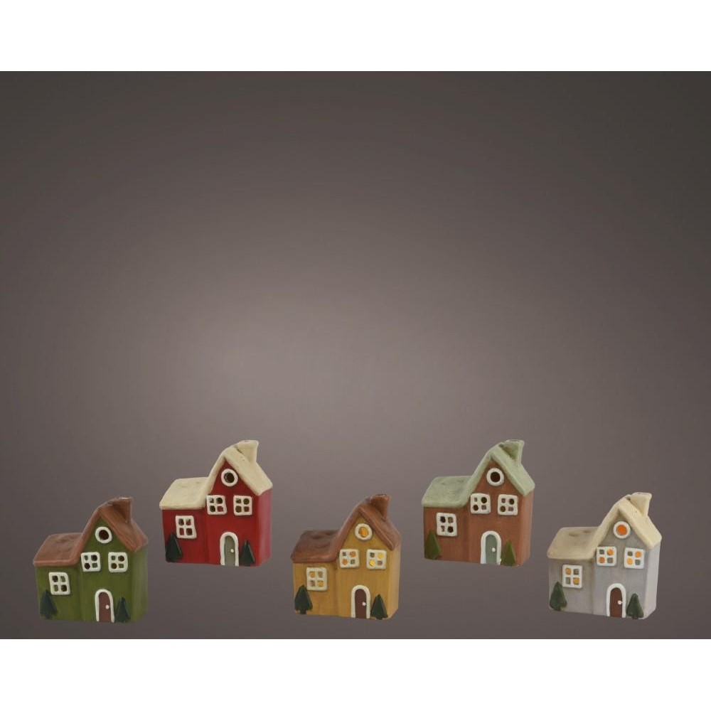 CASETTE RESINA LED 5 ASSORTITE L.12.5 H.14.2